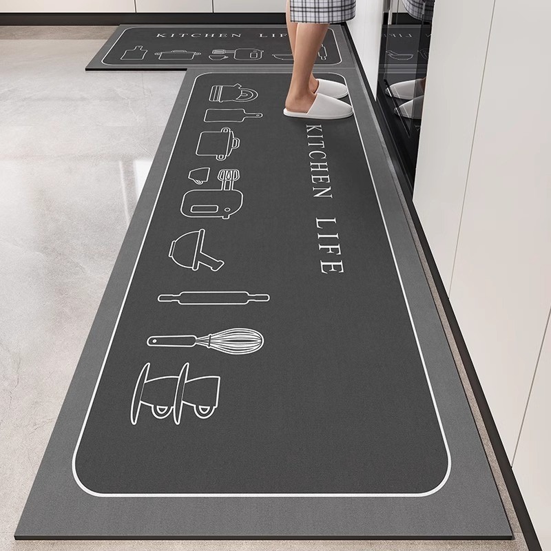 Commercial Kitchen Vinyl - Küchenteppich, küchenspezifischer Teppich, wasserdichter und ölbeständiger
