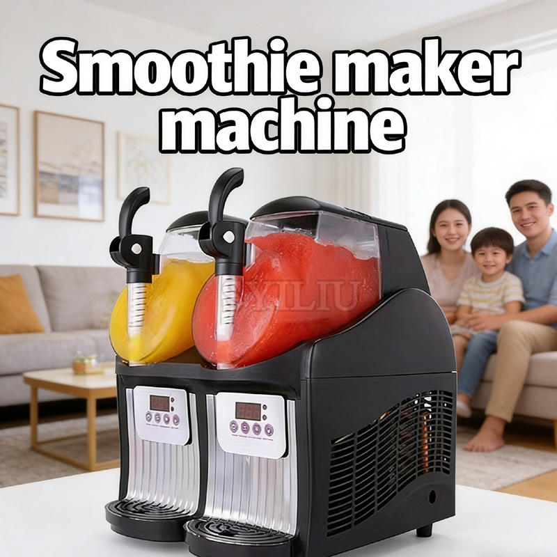 Cold Drink Dispenser - Gewerbliche Schneeschmelzmaschine/Eis-Slush-Maschine/Eis-Slusher Kaltgetränke-Spender Smoothie-Maschine
