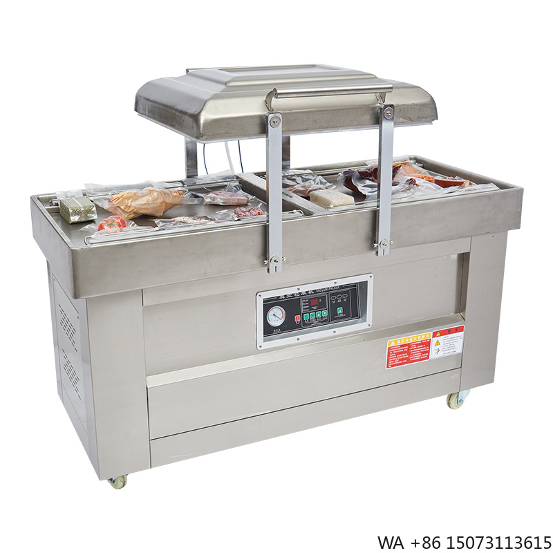 Commercial Kitchen In Home - Halbautomatische Doppelkammer-Vakuumversiegelungs-Verpackungsmaschine DZ400/2SB Vakuumverpackungsgerät für Folienbeutel