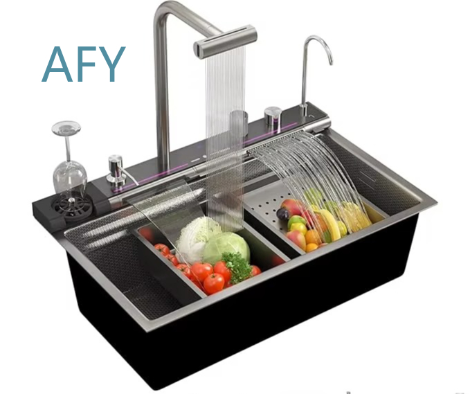 Commercial Kitchen Double Sink - Großhandel Moderne Doppelbecken-Edelstahlspüle für Hotel, Restaurant,