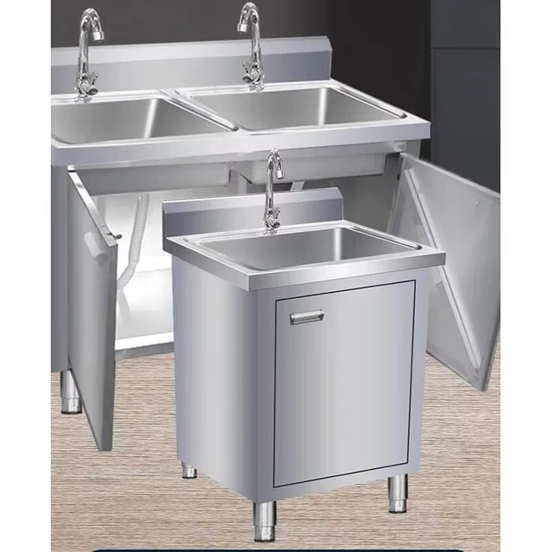 Commercial Kitchen Double Sink - Kommerzielle Küchenspülen aus Metall für die