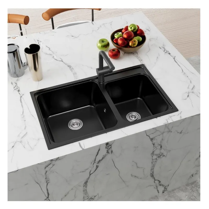 Commercial Kitchen Double Sink - SMC Doppelspüle Hochfeste Wasserdichte Leicht zu