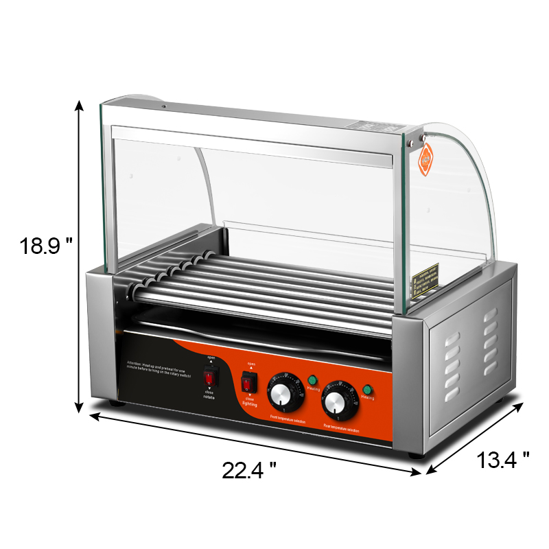 Commercial Kitchen And - Gewerblicher Elektrischer Edelstahl Hot Dog und