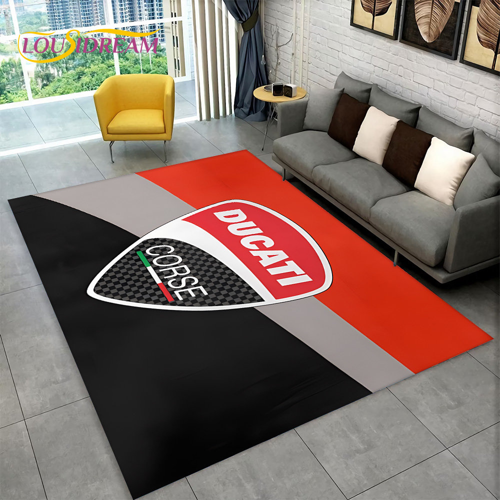 Commercial Kitchen Non Slip Flooring - 3D-Teppich mit D-Ducati-Muster, groß, Teppich für