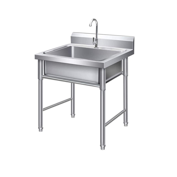 Commercial Kitchen Double Sink - Kommerzielle einzelne Schüssel, tragbare Küchenspüle aus