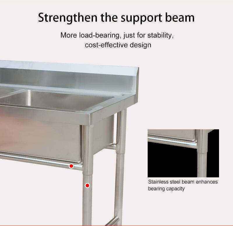 Singapur Bestseller Standardgr – Commercial Kitchen Double Sink Bewertung und Preis