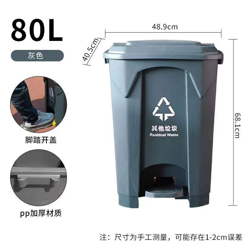 Großer Pedal-Mülleimer mit Dec – Commercial Kitchen Bin Bewertung und Preis