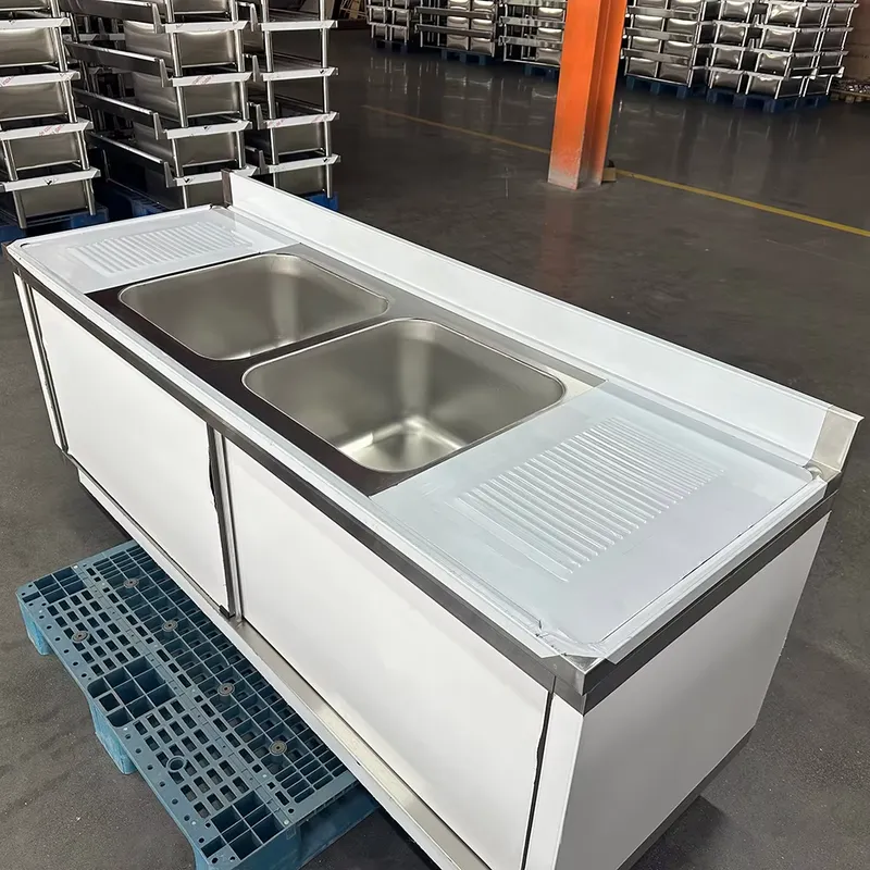 Gewerbliche Ausstattung 304 Ed – Commercial Kitchen Double Sink Bewertung und Preis