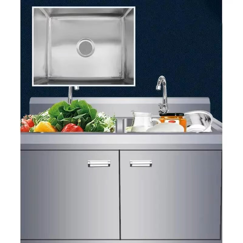 Kommerzielle Küchenspülen aus  – Commercial Kitchen Double Sink Bewertung und Preis
