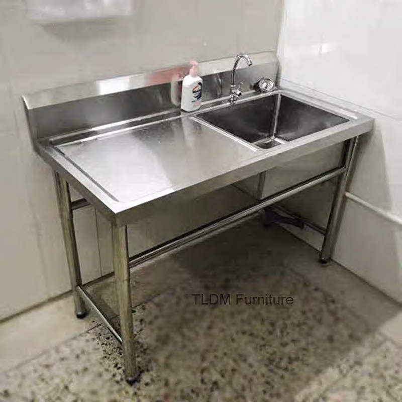 Küchenspülen für den Außenbere – Commercial Kitchen Double Sink Bewertung und Preis