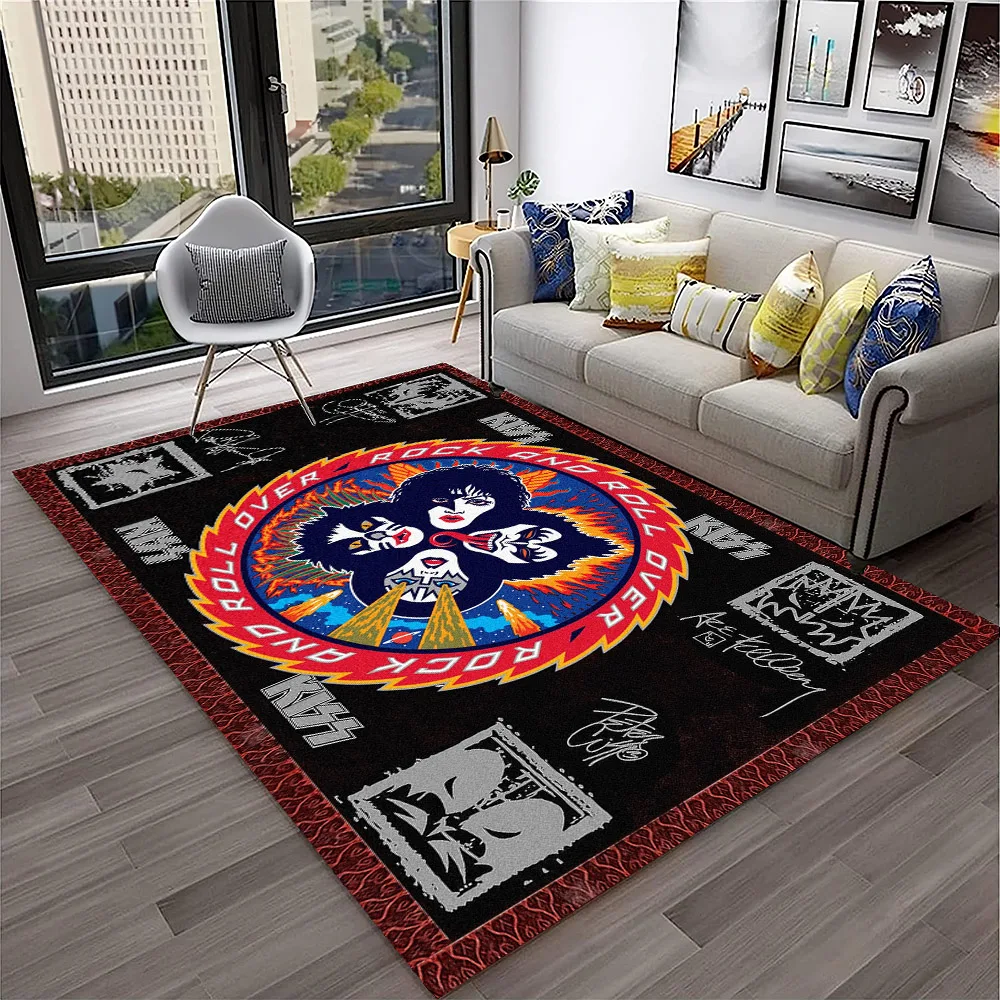 Retro KISS Rock Band Teppich f – Commercial Kitchen Non Slip Flooring Bewertung und Preis