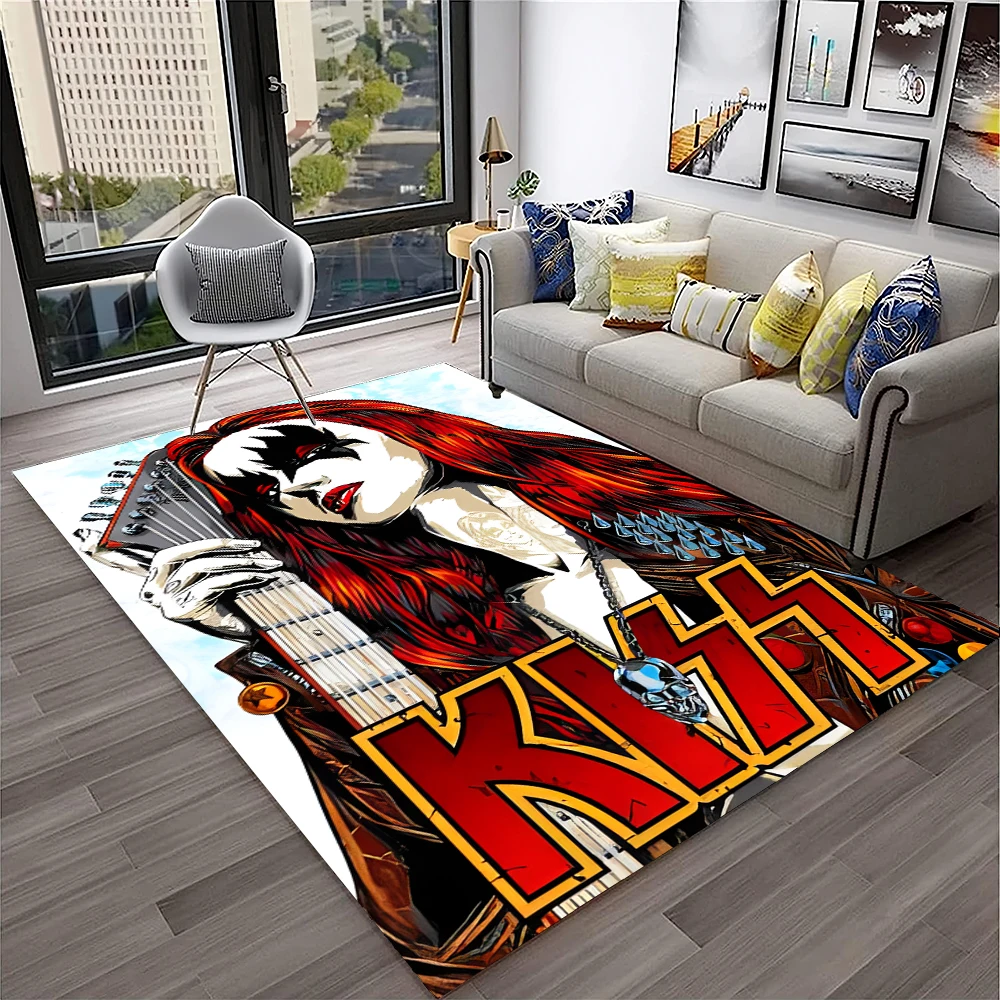 Retro KISS Rock Band Teppich f – Commercial Kitchen Non Slip Flooring Bewertung und Preis
