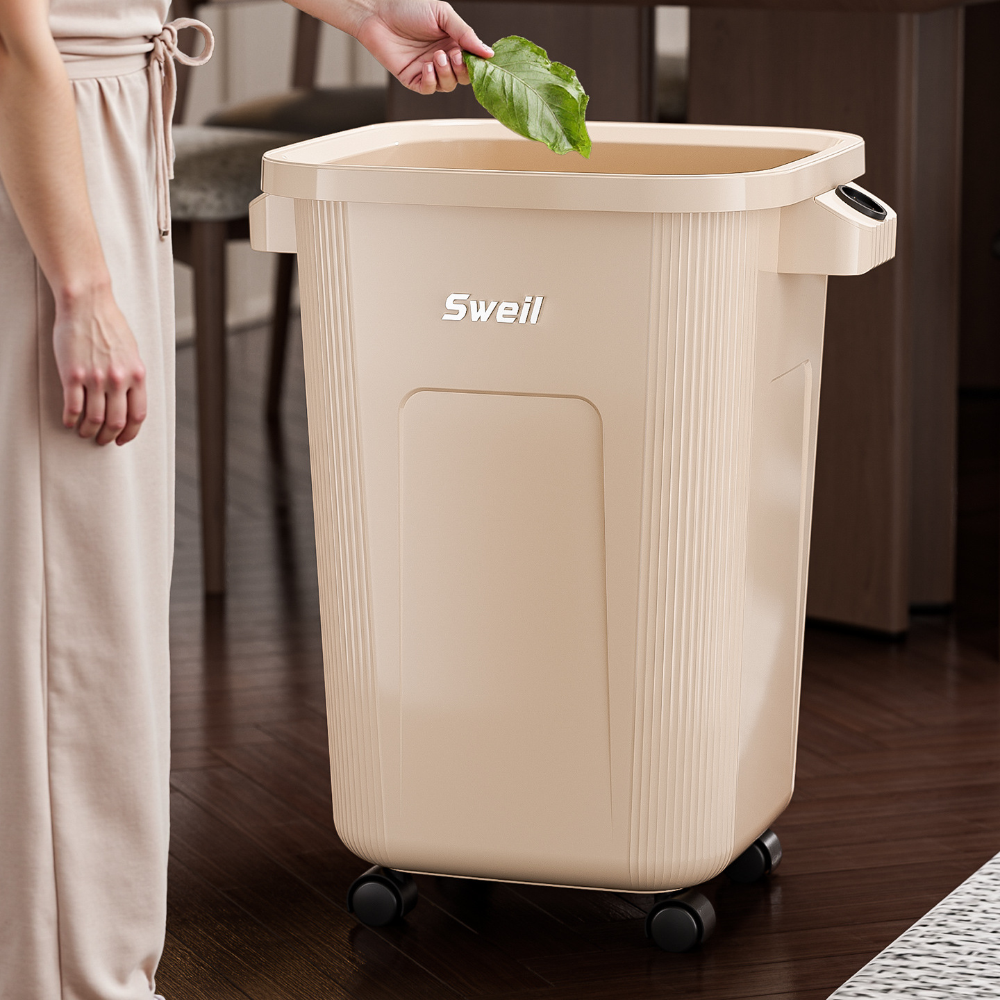Großer Rollender Mülleimer mit – Commercial Kitchen Bin Bewertung und Preis