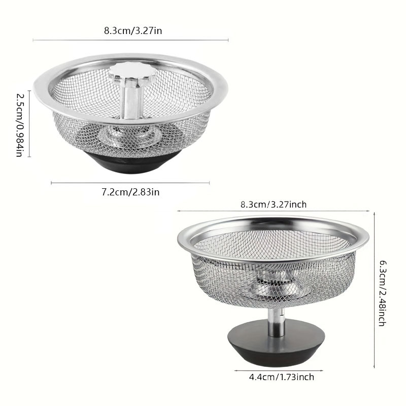 2Set Küchenspüle Sieb mit Grif – Commercial Kitchen Bin Bewertung und Preis