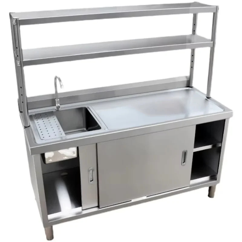 Doppelspüle aus Edelstahl mit  – Commercial Kitchen Double Sink Bewertung und Preis