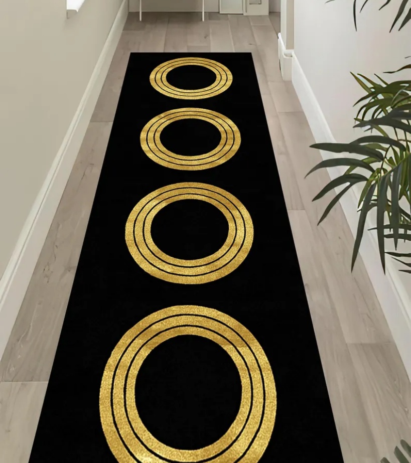 Luxuriöser Schwarz-Goldener Gr – Commercial Kitchen Non Slip Flooring Bewertung und Preis