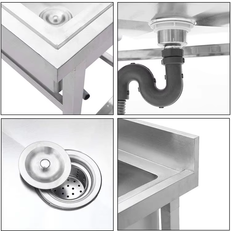 Gewerbliche Hotelküchen-Aussta – Commercial Kitchen Double Sink Bewertung und Preis