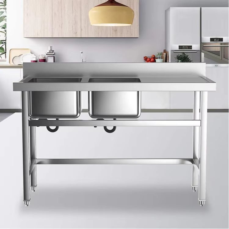 Gewerbliche Hotelküchen-Aussta – Commercial Kitchen Double Sink Bewertung und Preis