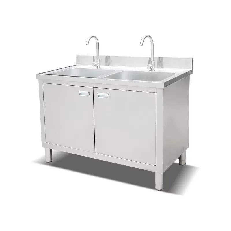 Gewerblicher Edelstahl-Spülens – Commercial Kitchen Double Sink Bewertung und Preis