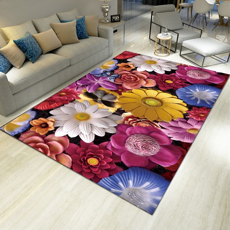Landschaftsblumen-Druckteppich – Commercial Kitchen Non Slip Flooring Bewertung und Preis
