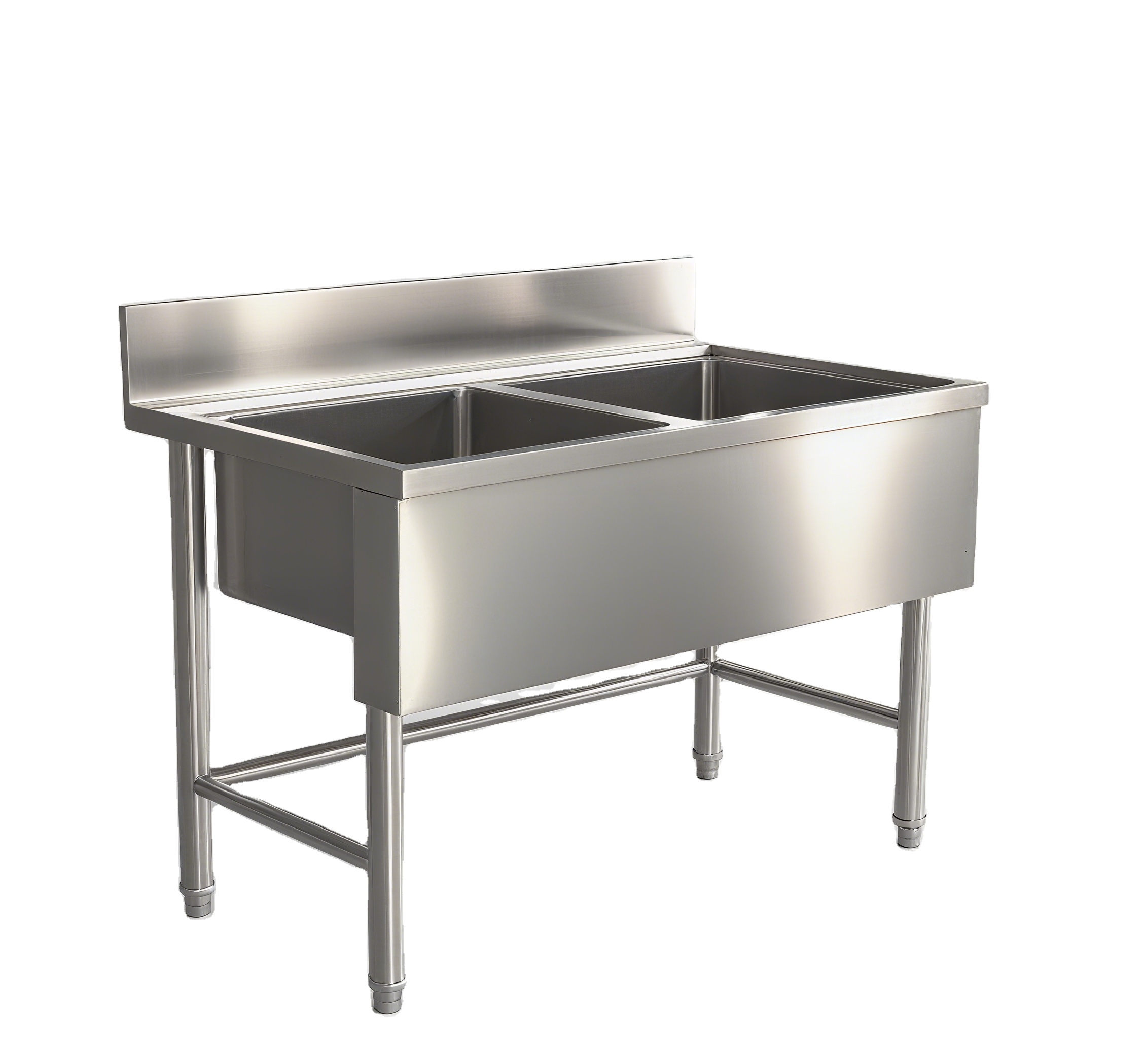 Große Gewerbliche Edelstahl-Do – Commercial Kitchen Double Sink Bewertung und Preis