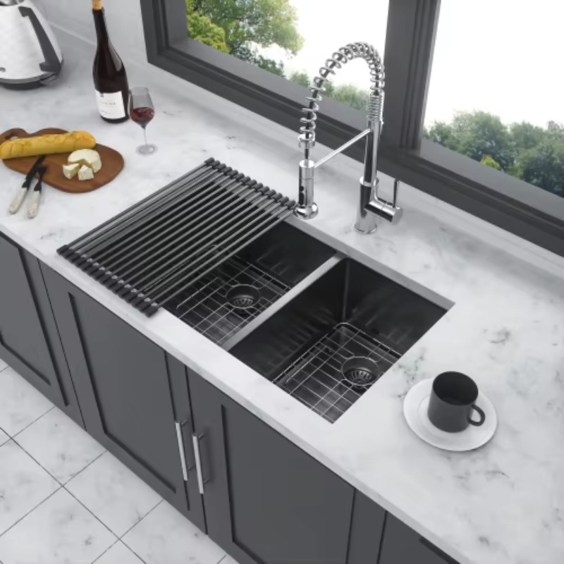 ATV Moderne Große Doppelbecken – Commercial Kitchen Double Sink Bewertung und Preis