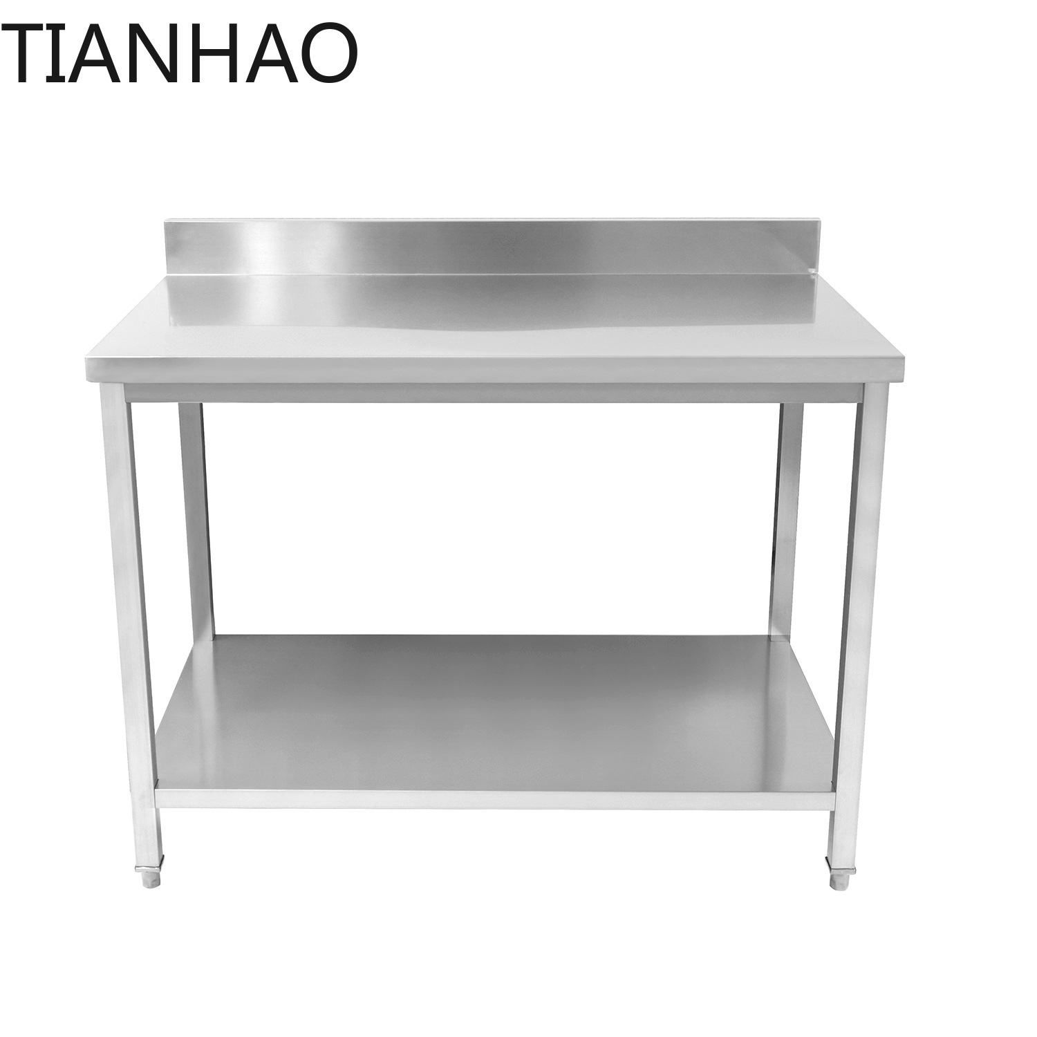 Edelstahl-Arbeitstisch Küchen- – Commercial Kitchen Backsplash Bewertung und Preis