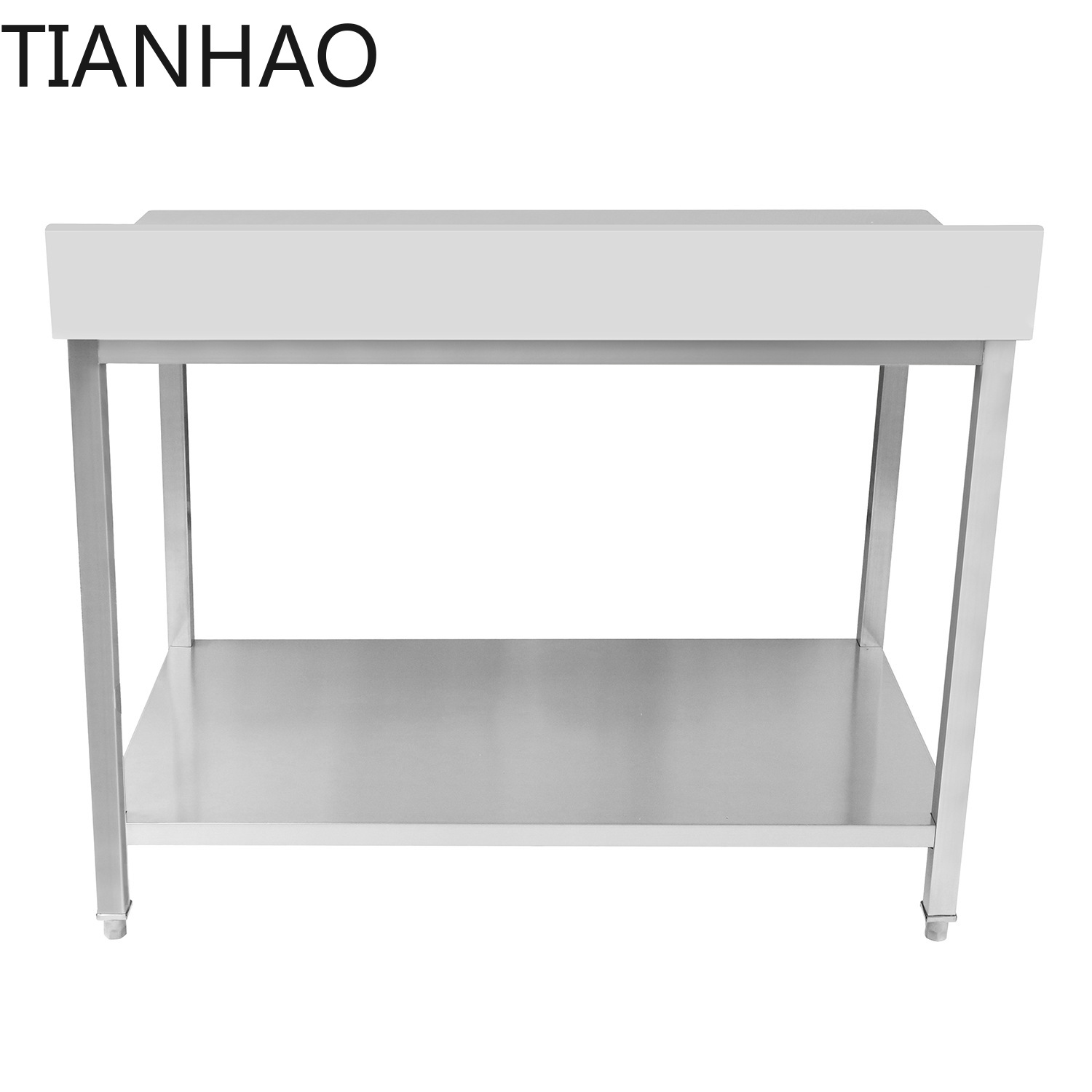 Edelstahl-Arbeitstisch Küchen- – Commercial Kitchen Backsplash Bewertung und Preis