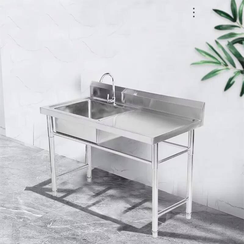 Gewerbliches integriertes Edel – Commercial Kitchen Double Sink Bewertung und Preis